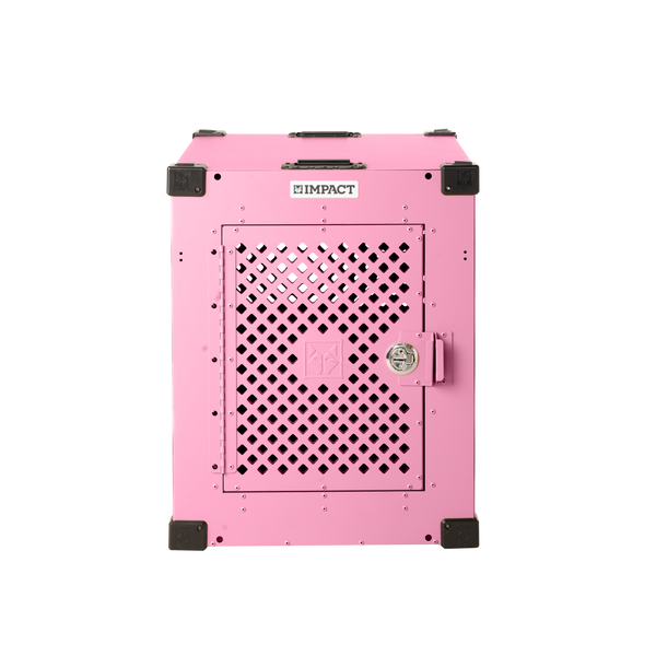 Limited Edition: Pink Stationary Dog Crate